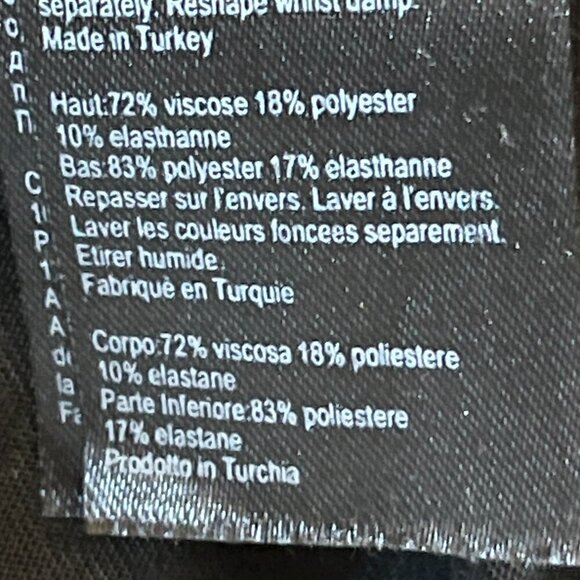 ALLSAINTS BELA LEOPARD SHEER BODYSUIT NEW WITH TAGS - Long Sleeve Mock Neck -  4 - Picture 14 of 14